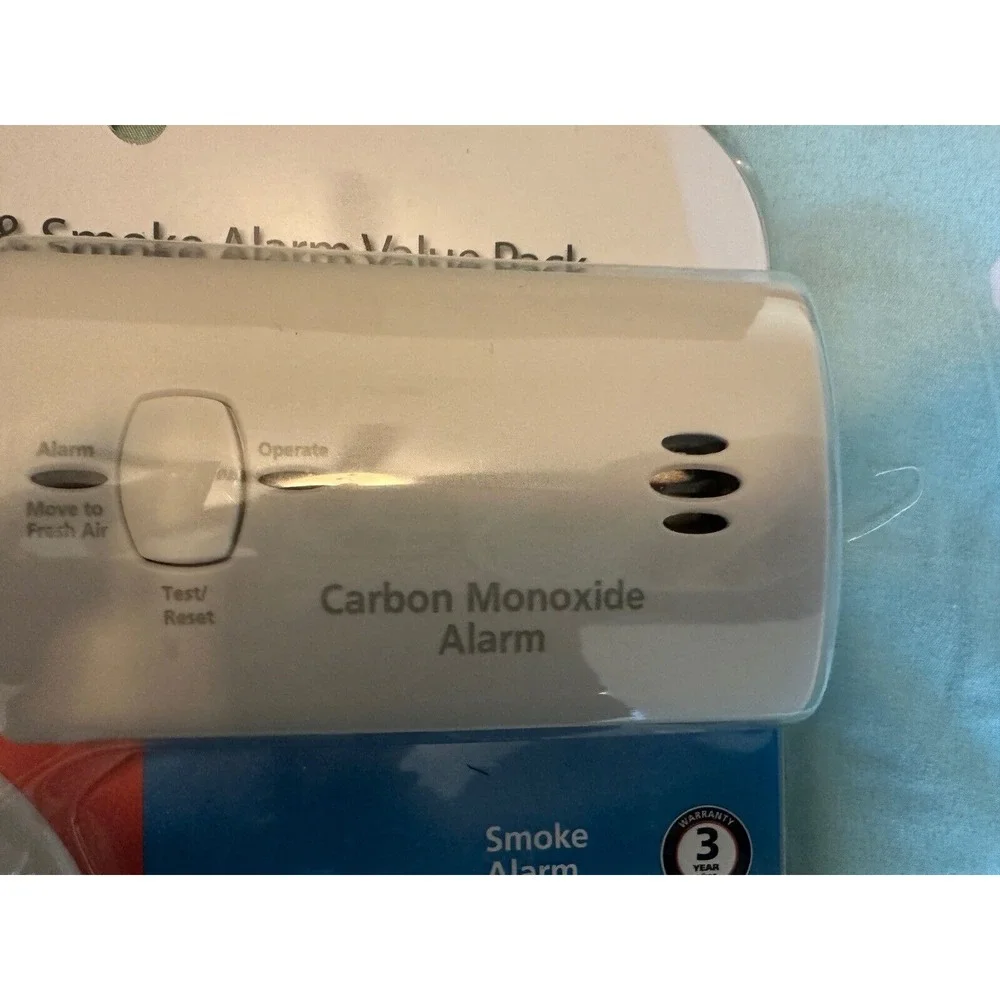 KIDDE CARBON MONOXIDE & 💭 SMOKE ALARM‎ 🚨Value Pack! NEW! No Batteries